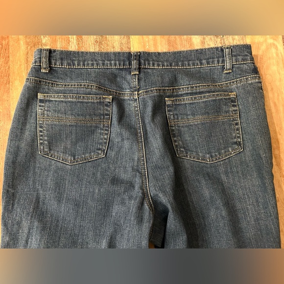 Charter Club Blue Straight Leg Jeans, Size 12 - Picture 6 of 12